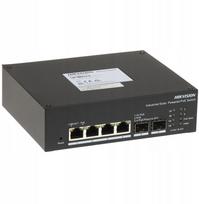 Switch Hikvision ZARZĄDZALNY SWITCH PRZEMYSŁOWY POE DS-3T1506HP-EI-UPS/NO POWER UNIT 4-PORTOWY SFP | DS-3T1506HP-EI-UPS/NO POWER UNIT | 6936422143121