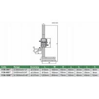 Insize WYSOKOSCIOMIERZ CYFR. 0-300MM KORBA | 1156-300 | 6928640350924