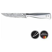 WMF Nóż damasceński Grand Gourmet, uniwersalny nóż 23 cm, 120-warstwowa stal damasceńska, wydajność cięcia, drewniana kaseta, ostrze 11 cm | 18.8031.9998 | 4000530676658