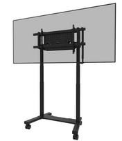 FL55-975BL1 MOVE Lift XL TV trolley 75-115" - motorised 160kg 200x200-1200x600 h:119-184 | FL55-975BL1 | 8717371449889