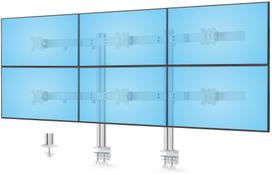 StarTech StarTech 6-MONITOR-ARM-A uchwyt / stojak do monitorów 81,3 cm (32'') Biurko Biały | 6-MONITOR-ARM-A | 0065030895323