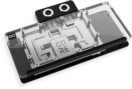 Alphacool Core RX 9070 XT Taichi Wasserblock, Backplate - Acryl, schwarz | WACH-958 | 4250197147521