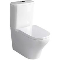 Pastatomas WC Sapho Bello su lėtaeigiu dangčiu PC103 (puodas, bakelis, mechanizmas, dangtis) | PC103 | 8590913850745
