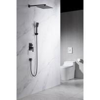 Potinkinė dušo sistema Blue Water Toronto TOR-ZKP.150C, juoda matinė | TOR-ZKP.150C JUODA M | 5901730615494