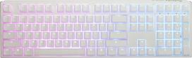 Ducky One 3 Classic Pure White Gaming Keyboard, RGB LED - MX-Speed-Silver (US) | GATA-2078 | 4711281565992