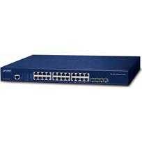 Switch Planet PLANET Layer 3 24-Port 10/100/1000T Zarządzany L3 Gigabit Ethernet (10/100/1000) 1U Niebieski | SGS-6310-24T4X | 4711605286657