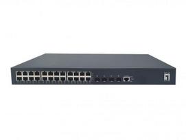 Switch LevelOne LevelOne GB/L3 Managed PoE+Switch 28-Port 19'' 440W 10Gbps | GTP-2871DP | 4015867241394