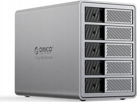 Kieszeń Orico Orico  Macierz dyskowa Thunderbolt 3 na 5 dysków 2,5''/3.5'' SATA HDD/SSD - szara | 6942227137531 | 6942227137531