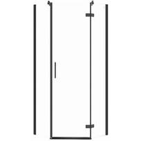 Cersanit KABINA PRYSZNICOWA PIĘCIOKĄTNA CITY CZARNA 80X80X195 PRAWA TRANS. | EZZP1000038280 | 5901771109167