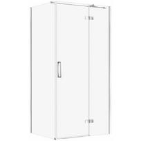 Cersanit KABINA PRYSZNICOWA CITY Z ZAWIASAMI CHROM 100X80X195 PRAWA TRANSP | EZZR1000155810 | 5901771110149