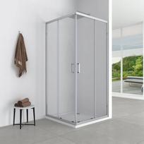 AQ.101-501109 / AQUAFORM / AZUL / KABINA KWADRATOWA 80/185 CHROM, SZKŁO CZYSTE 5MM EASY CLEAN / | 5903332939503 | 5903332939503