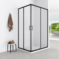 AQ.101-501119 / AQUAFORM / AZUL / KABINA PROSTOKĄTNA 100X80/185 BLACK MATT, SZKŁO CZYSTE 5MM EASY CLEAN / | 5903332939602 | 5903332939602