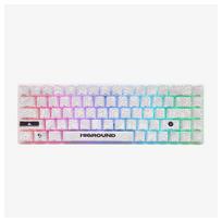 Higround SNOWSTONE Base 65 Hotswap Mechanical Gaming Keyboard - ANSI  [White Flame] | HG68B-BCWWFHS | 850034632643