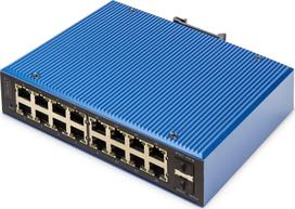 Switch Digitus DIGITUS Switch 16+2-Port L2 managed Gigabit Ethernet PoE | DN-651159 | 4016032490234