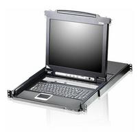ATEN CL5708M DE KVM-Switch 8-Port 17''-LCD Single Rail (PS/2-USB VGA) DE-Layout | 60628W | 4710469343964