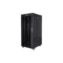 Installation cabinet rack 19 27U 600x800 black, glass door lcd (flat pack) | FF01-6827-12BL | 5901969430387