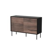 Cama CORTINA 1D3S chest of drawers 120x40x81 black/walnut | 490314 | 5903815011146