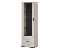 Cama S1 SOHO display cabinet 60x41x192 cashmere + black | 201049 | 5903815011825