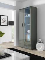 Cama display cabinet SOHO S6 2D2S grey/grey gloss | SOHOWITS6 SZ/SZ | 5903815003172