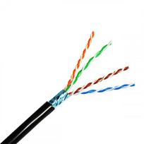 OPTIX kábel FTP, Cat5E, drôt, -40 - 70°C Outdoor premium, box 305m - čierny | 0144 | 239011532534