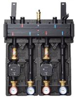 Purmo Zestaw DX4 z pompami Grundfos UPM3S Auto 25-60 | 656131 | 5902052119608