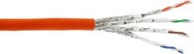 InLine InLine® Installation Cable S/FTP PiMF Cat.7a AWG23 1200MHz B2ca halogen free orange 500m | 71500I | 4043718312641