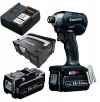 Wiertarka Panasonic Zakrętarka udarowa 18V Panasonic EY76A1+ Systainer + 2x 5.0Ah + ładowarka | PAEY76A1LJ2G32 | 5025232899906