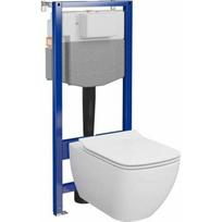 Zestaw podtynkowy Cersanit S701-806 / CERSANIT / AQUA 50 / C27 ZESTAW STELAŻ PODT WC PNEU QF+ MZ VIRGO CO DUR WOLNOOPADAJĄCA ŁW / | 5901771118954 | 5901771118954