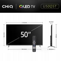 Telewizor CHiQ U50QST QLED 50'' 4K Ultra HD Google TV | U50QST | 8592344206108