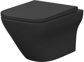 Deska sedesowa Cersanit SET B575 MZ UM LARGA SQUARE CLEAN ON DESKA SLIM WRAP DUR WO ŁW ANTRACY | SZCZ1002946324 | 5901771060390