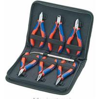 Knipex electronics pliers set (002016) - 7 pieces | 00 20 16 | 4003773022619