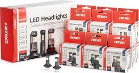 AMiO Żarówki samochodowe led seria hybrid h1 h3 h4 h7 hb3 hb4 6000k canbus 16 kpl. amio-04120 | 5903293041208 | 5903293041208