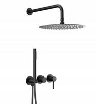 Zestaw prysznicowy KFA 5039-511-81 / MOZA / ZESTAW NATRYSK PODTYNK Z BATERIĄ 3-OTW, 2-FUNKCYJNĄ BLACK | 5907571505420 | 5907571505420