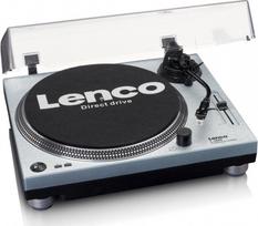 Lenco Lenco L-3809ME - gramofon z napędem bezpośrednim - metaliczny niebieski | l3809me | 8711902066675