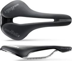 Selle Italia Siodło SELLE ITALIA FLITE BOOST SUPERFLOW S (id match - S3) TI 316 Tube 7, fibra-tek, czarne (NEW) | 8030282517578 | 8030282517578