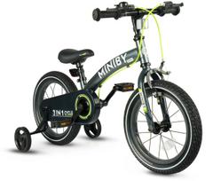 Qplay Rowerek Dziecięcy - Rowerek Biegowy Miniby 14 cali Grey | 6385-PMI | 5061047481561