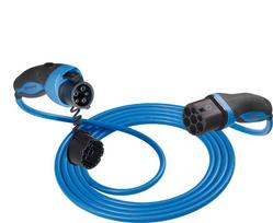 Kabel zasilający Mennekes Mennekes charging cable Mode 3, Type 2 > Type 1, 20A, 1PH (blue/black, 7.5 meters) | 36283 | 4015394287056
