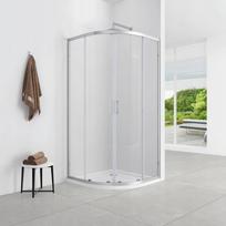 Aptel AQ.100-501105 / AQUAFORM / Niebieski / KABINA PÓŁOKRĄGŁA 90/185 CHROM, SZKŁO CZYSTE 5MM EASY CLEAN | 5903332939466 | 5903332939466