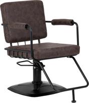 Activeshop Gabbiano fotel fryzjerski Katania Loft Old Leather ciemny brąz | 5906717456077 | 5906717456077