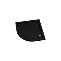 Brodzik Aquaform KNG.B-02-P-80-5/3-BLACKSLATE-90 / AQUAFORM / SLIM / BRODZIK 80X80X5/3 PÓŁOKRĄGŁY, FI90, R550 CZARNY ŁUPEK / | 5905805701037 | 5905805701037