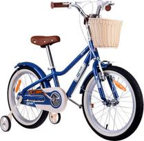 Royalbaby RoyalBaby Uroczy Miejski Rower z koszykiem dziecięcy Eurocle 18'' RB18B-38 | RO0159 | 5905258530345
