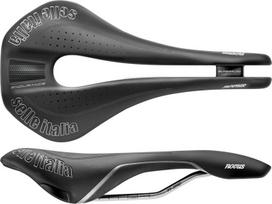 Selle Italia Siodło NOVUS SUPERFLOW ENDURANCE S (id match - S3) Ti 316 Tube 7 Fibra-tek Czarne (SIT-080H503IKC001) | SIT-080H503IKC001 | 8030282470392