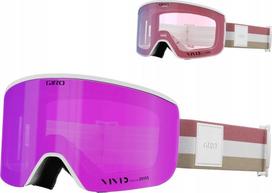 Gogle zimowe GIRO ELLA WHITE LX STRIPE (szyba VIVID PINK 00% S3 + VIVID INFRARED 62% S1) (NEW 2024/2025) | GR-7162181 | 196178109796