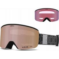 Gogle zimowe GIRO ELLA BLACK MONGRAM (szyba VIVID ROSE GOLD 00% S3 + VIVID INFRARED 62% S1) (NEW 2024/2025) | GR-7162176 | 196178109741