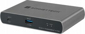 Sonnet Sonnet Echo 5 Thunderbolt 4 Hub, docking station (silver/black) | ECHO-HB5-T4 | 732311013218