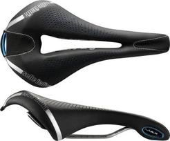 Selle Italia Siodło SELLE ITALIA MAX FLITE E-BIKE GEL SUPERFLOW L (id match - L3) TI 316 Tube 7, fibra-tek - Mokka, 320g czarno-niebieski (NEW) | 306486-uniw | 8030282498341