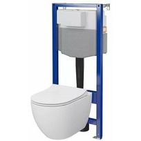 Zestaw podtynkowy S701-926/ CERSANIT / AQUA 50 / C250 ZESTAW STELAŻ PODT WC MECH QF + MZ ZEN CLEAN ON + DS DUR WOLNOOPADAJĄCA ŁW | 5901771144434 | 5901771144434