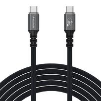USB kabelis Wozinsky WPS-UY42S USB-C Thunderbolt 4 240W 2.0m juodas