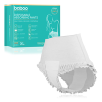 BABOO, vienkartinės sugeriančios kelnaitės, XL dydis, 5 vnt.