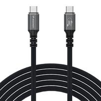 USB kabelis Wozinsky WPS-UY42S USB-C Thunderbolt 4 240W 2.0m juodas